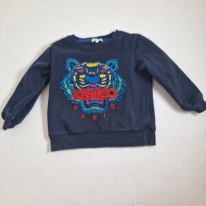 Kenzo Paris Blue Sweatshirt Kids size 4-5 100% Cotton